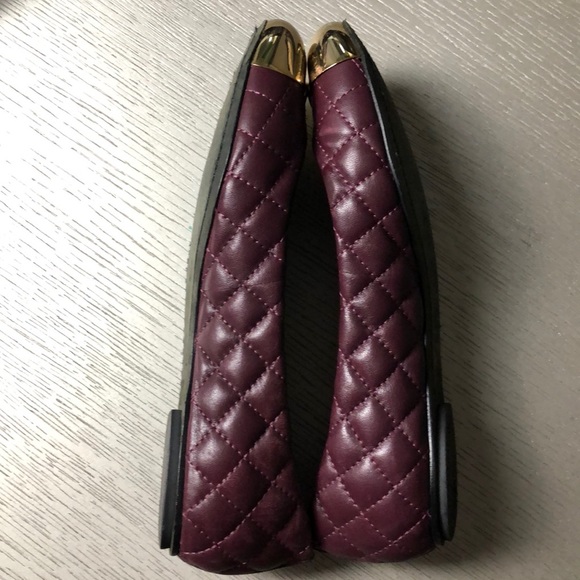 TORY BURCH Kaitlin Shiraz & Gold Quilted Leather - Picture 6 of 10